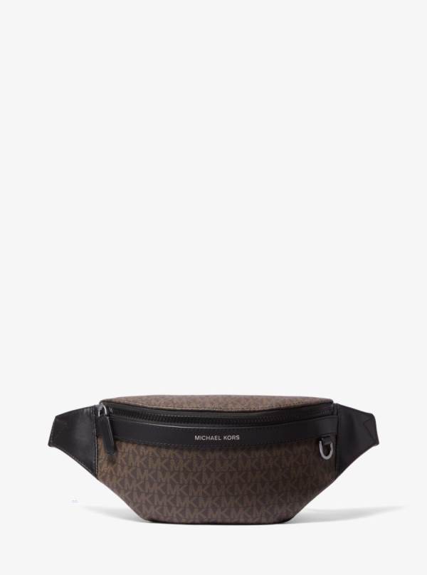 Panske Taška Na Opasok Michael Kors Greyson Logo Sling Pack Čierne Hnede - Tasky Michael Kors Nejlevnejsi | FYPKC-5706